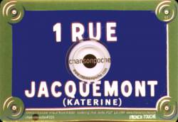 Katerine : 1 Rue Jacquemont
